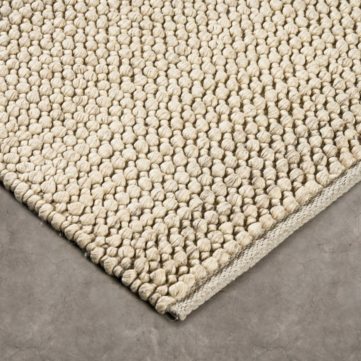 CANNON - Alfombra Grande Knots 200x290 cm Lana Beige