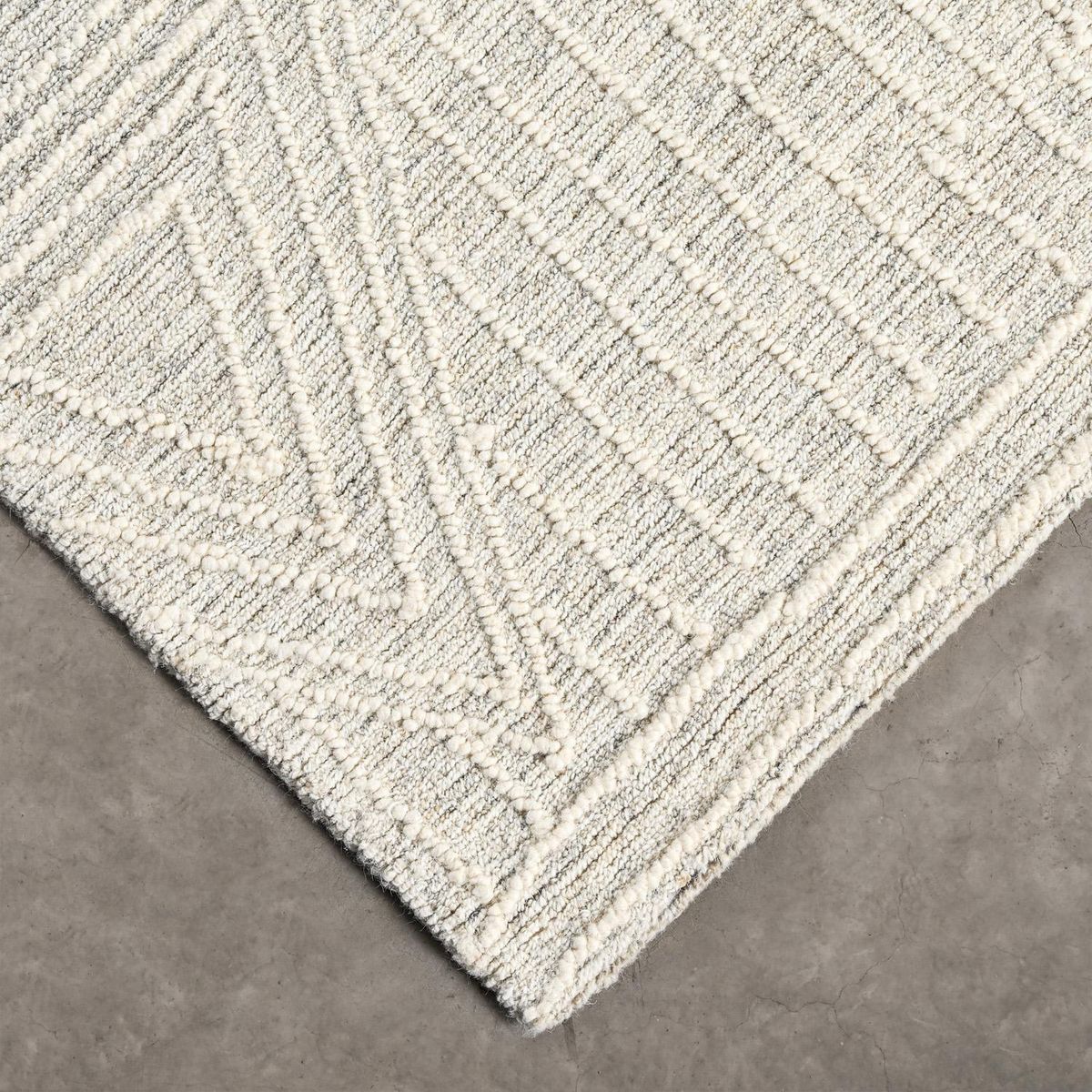 CANNON - Alfombra Hobson 80x120 cm Lana Beige