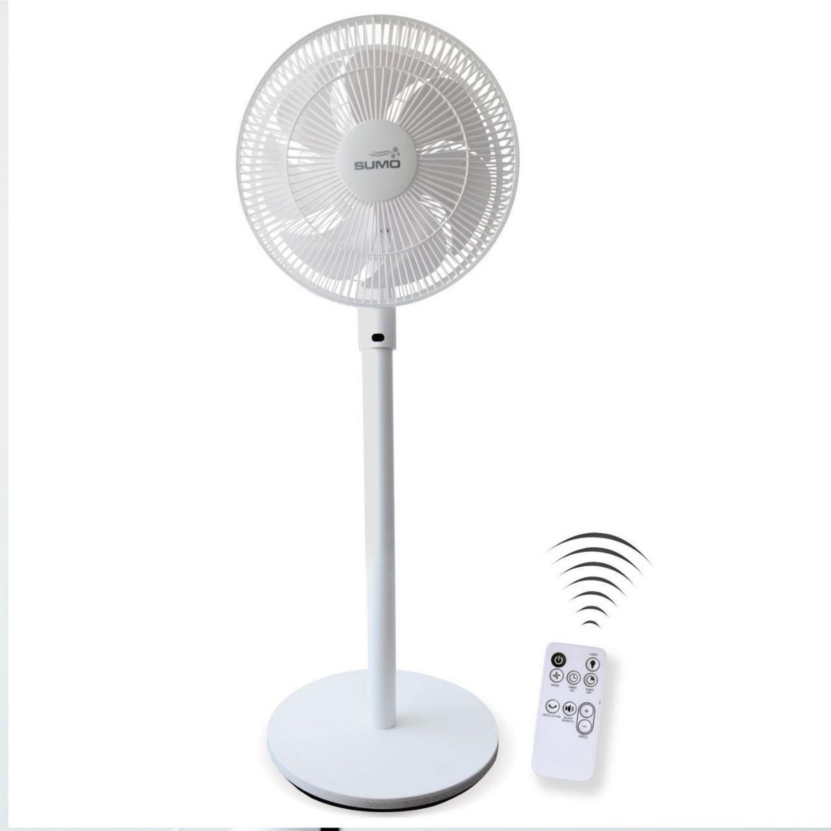GENERICO - Ventilador Silencioso de Pie con Control Remoto VP-88