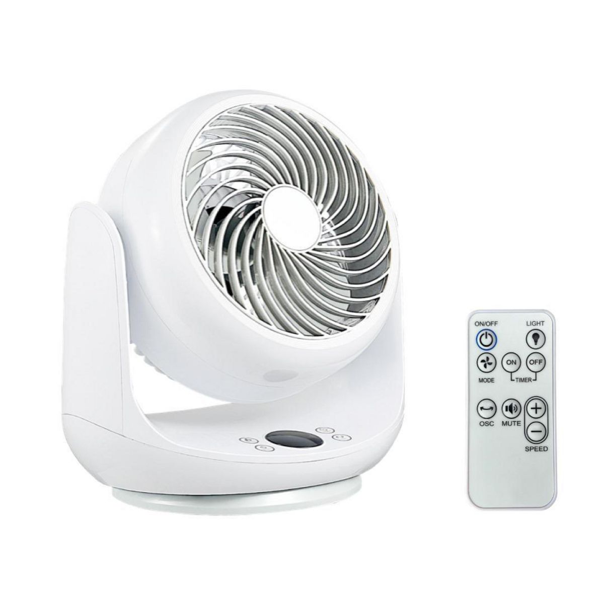 GENERICO - Ventilador de Mesa Ultra Silencioso con Control Remoto VC-35