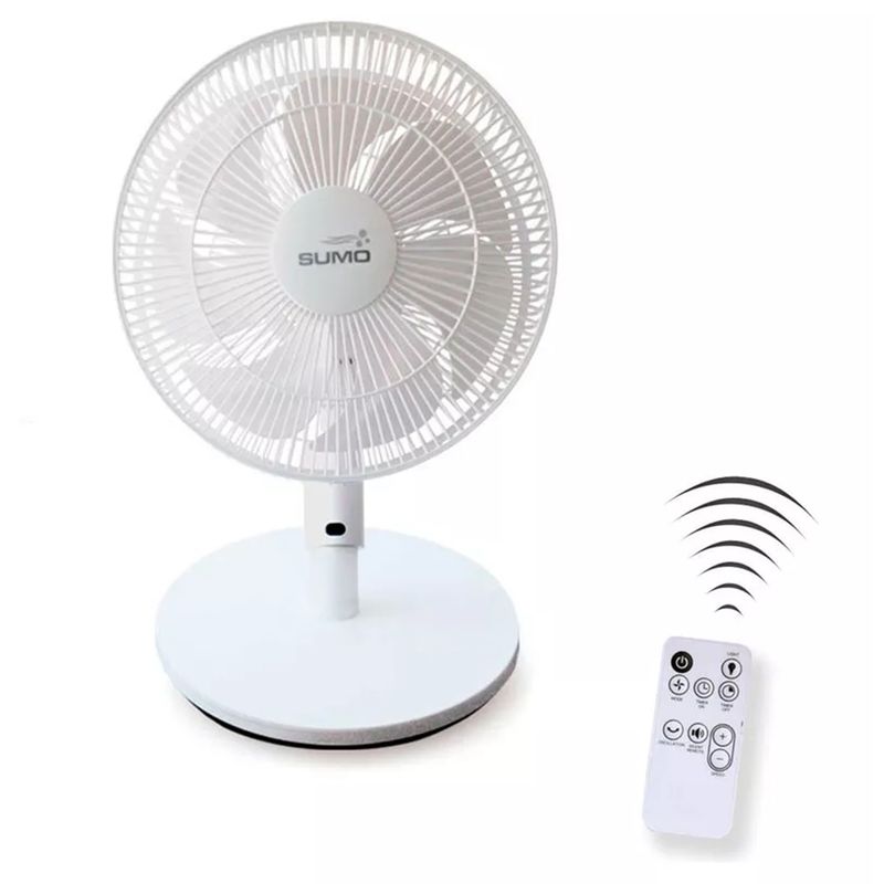  - Ventilador Silencioso de Mesa con Control Remoto VP-88