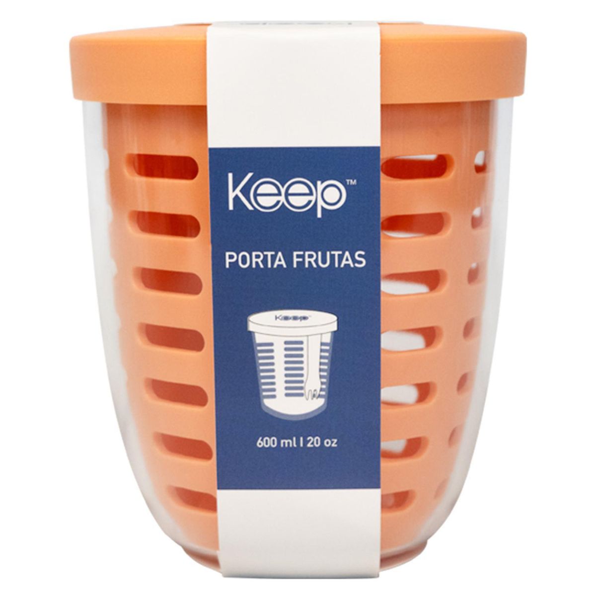 KEEP - Porta Frutas Plástico 600 ml