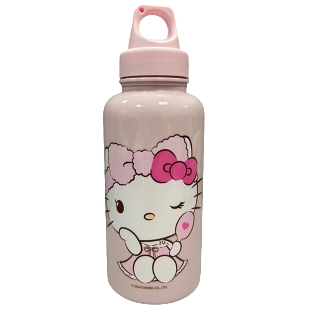 HELLO KITTY - Botella De Agua Hello Kitty Inoxidable Con Gancho 400 Ml