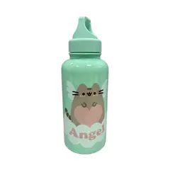 PUSHEEN - Botella aluminio con Hook