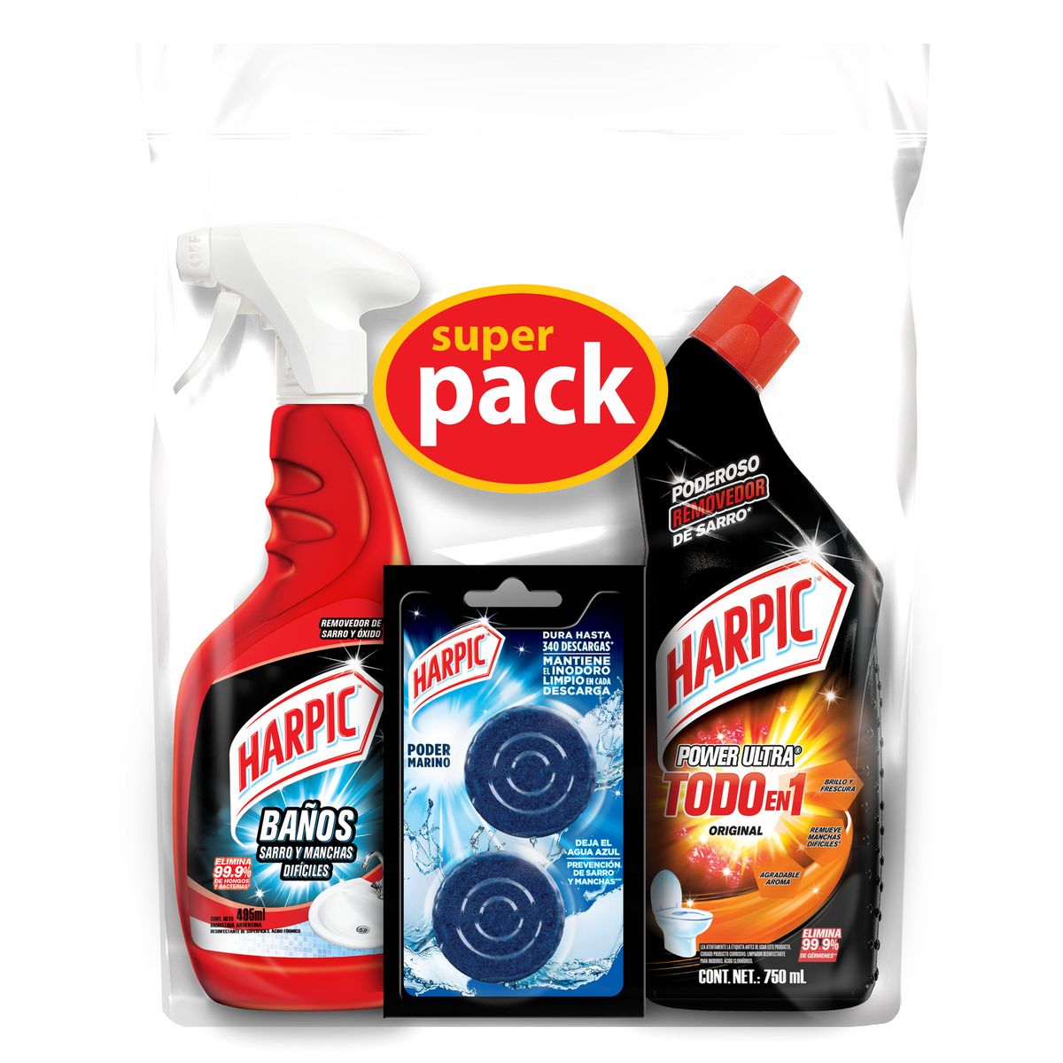 HARPIC - Pack limpiador baño