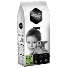AMITY - Alimento premium para Gato Cachorro Arroz y pollo 1.5 kg