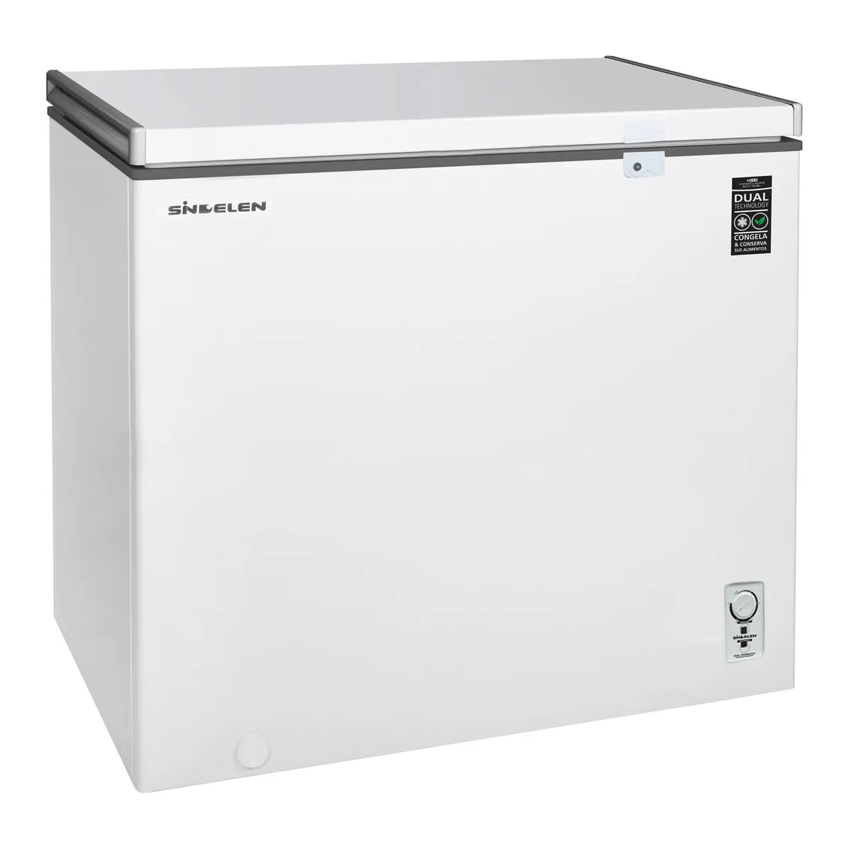 SINDELEN - Freezer Horizontal 194 Litros Blanco SFH-202BL
