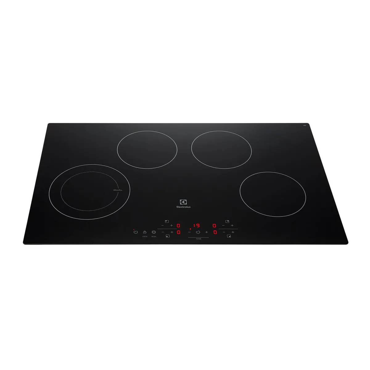 ELECTROLUX - Encimera Vitrocerámica 4 Platos Negro VE7DT