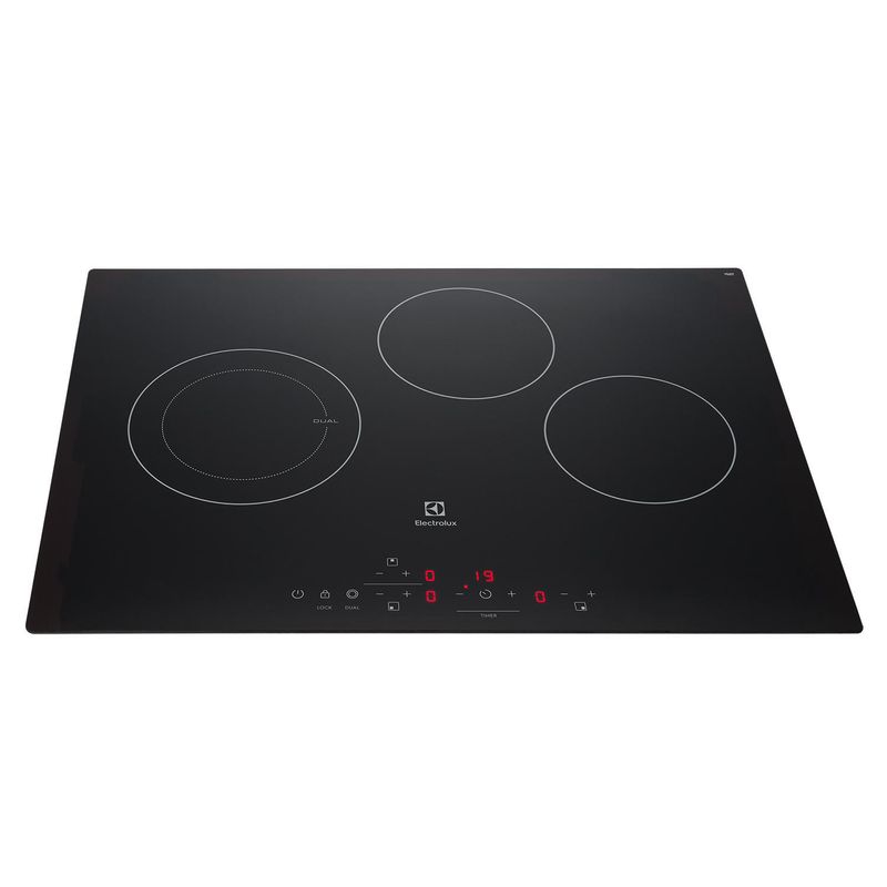ELECTROLUX - Encimera Vitrocerámica 3 Platos Negro VE6DT
