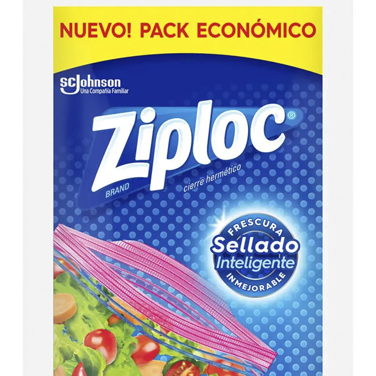 ZIPLOC - Pack De 9 Bolsas Herméticas Ziploc Multiusos 3 Tamaños