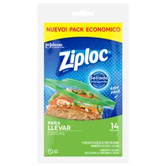 ZIPLOC - Bolsa econopack sandwich 14 un