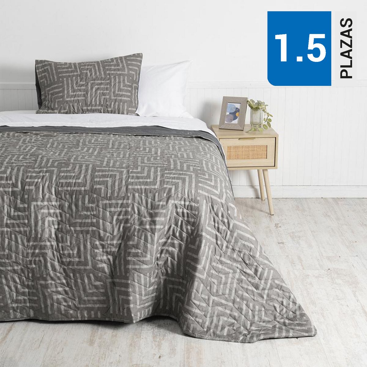 MASHINI - Quilt 1.5 plazas Lab Multicolor