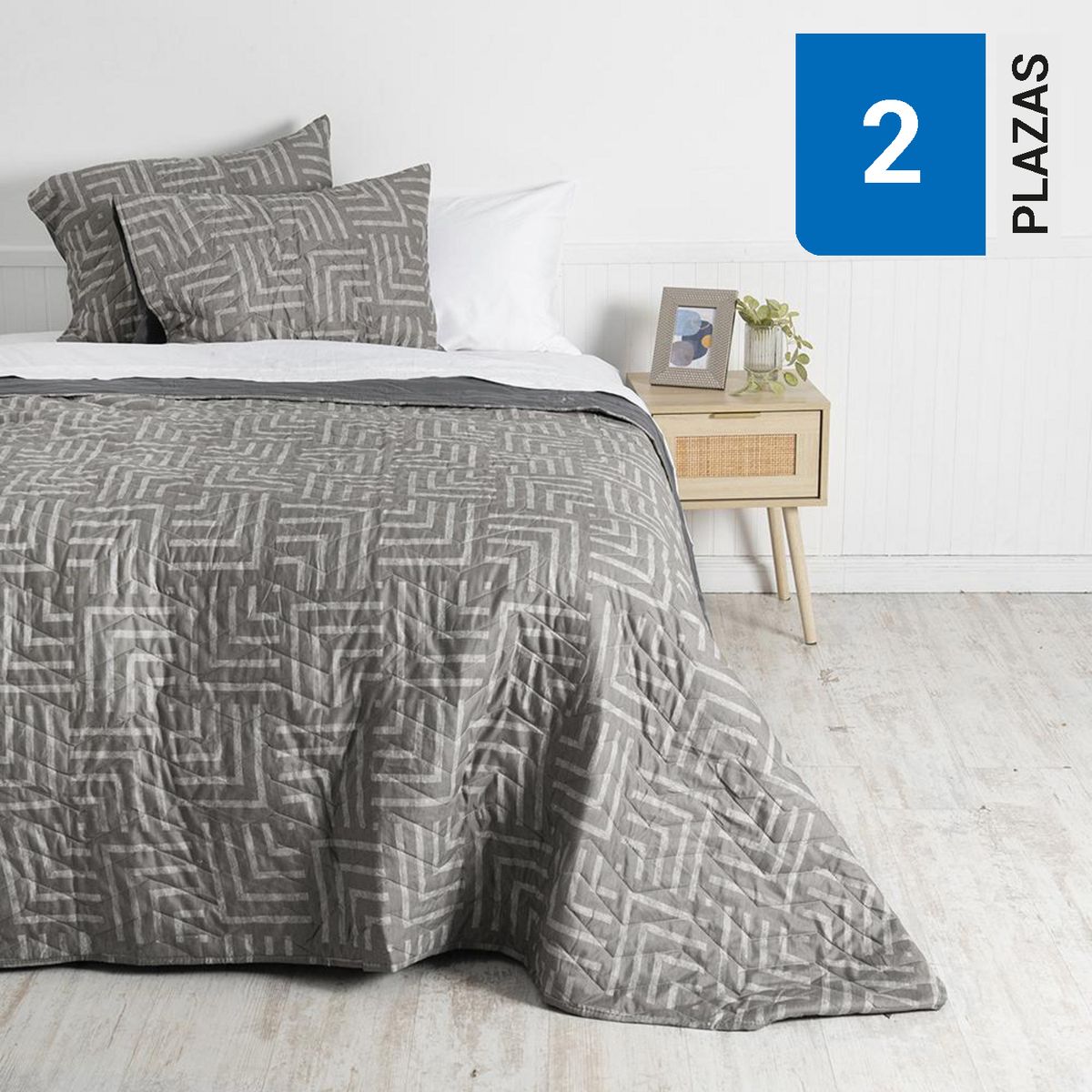 MASHINI - Quilt 2 plazas Lab Multicolor 