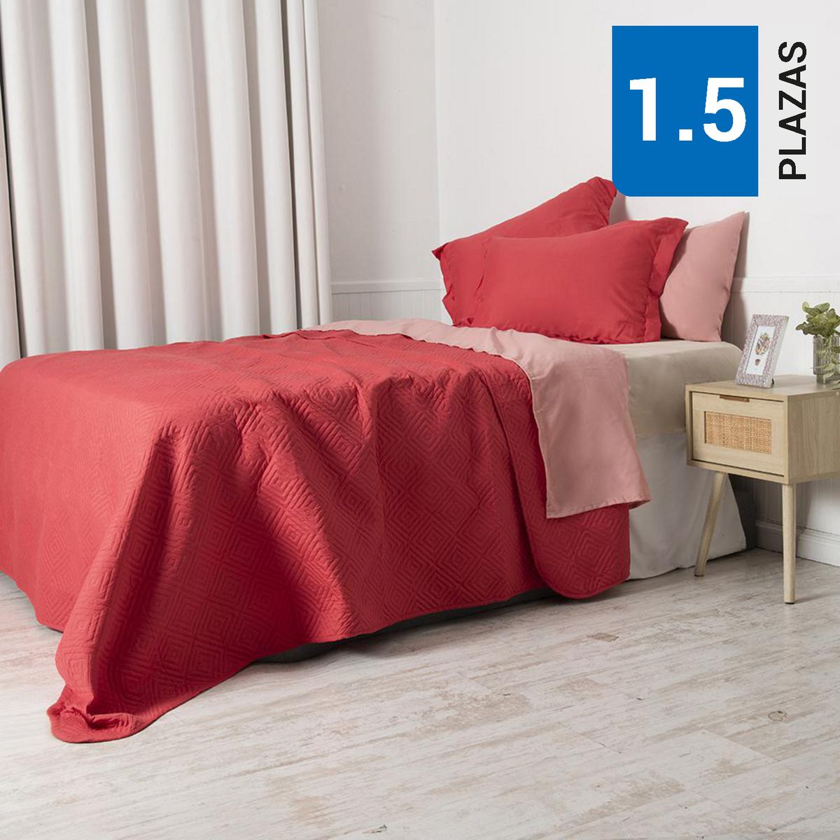 MASHINI - Set Quilt + Sabana Liso