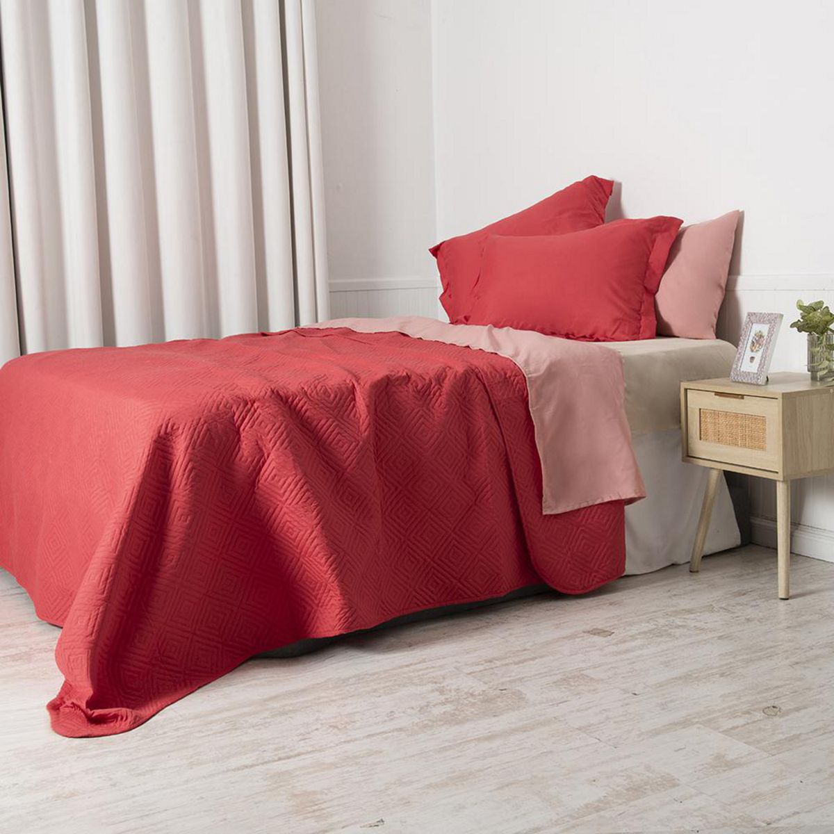 MASHINI - Set Quilt + Sabana Liso