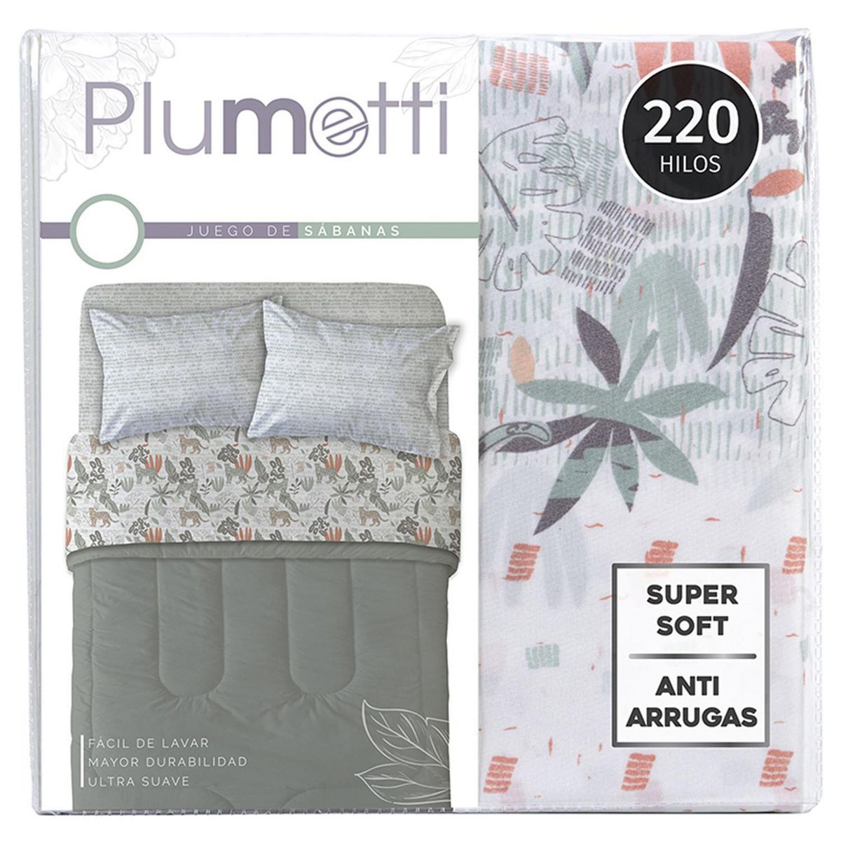 PLUMETTI - Sabana Acacia 1.5 plazas Multicolor