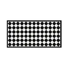 DAVANTI - Alfombra Cocina Classc Check 60x120 cm Estampado