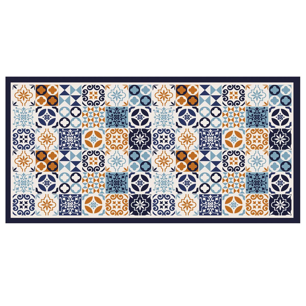 DAVANTI - Alfombra Cocina Baldo Medit 60x120 cm PVC Estampado