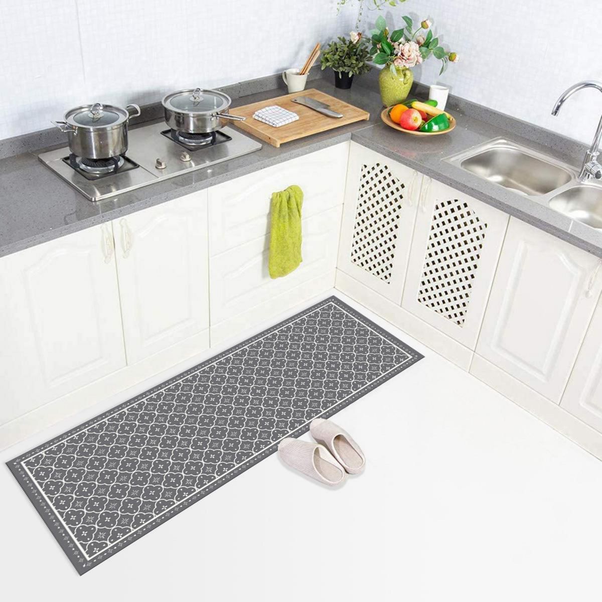 DAVANTI - Alfombra Cocina Estambul 60x120 cm PVC Estampado