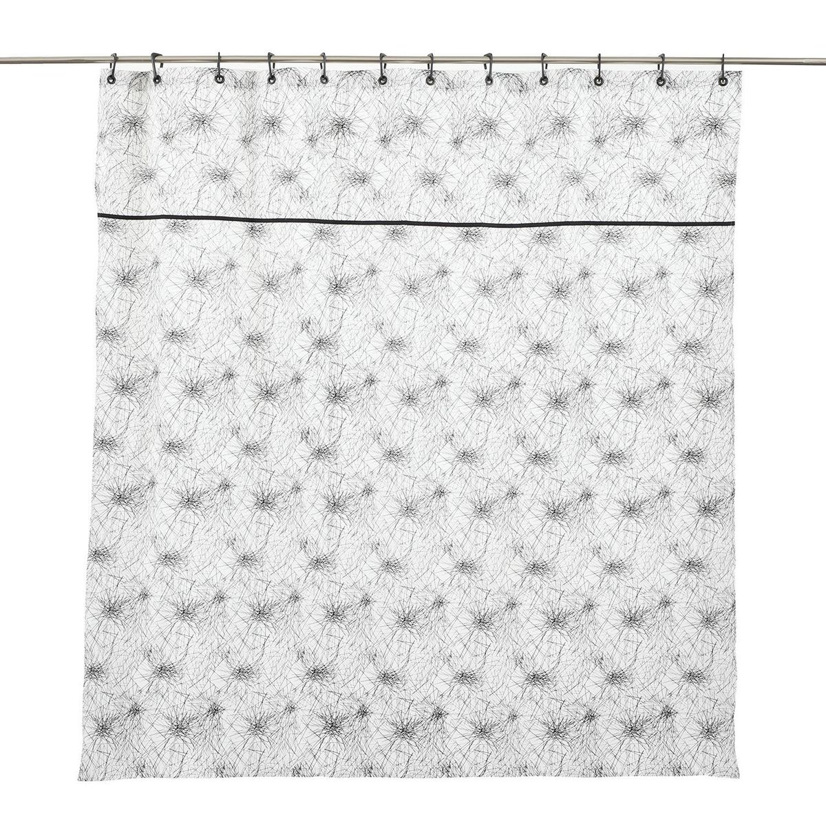 GENTILE - Set Baño 7P Crudo Rayos Negros