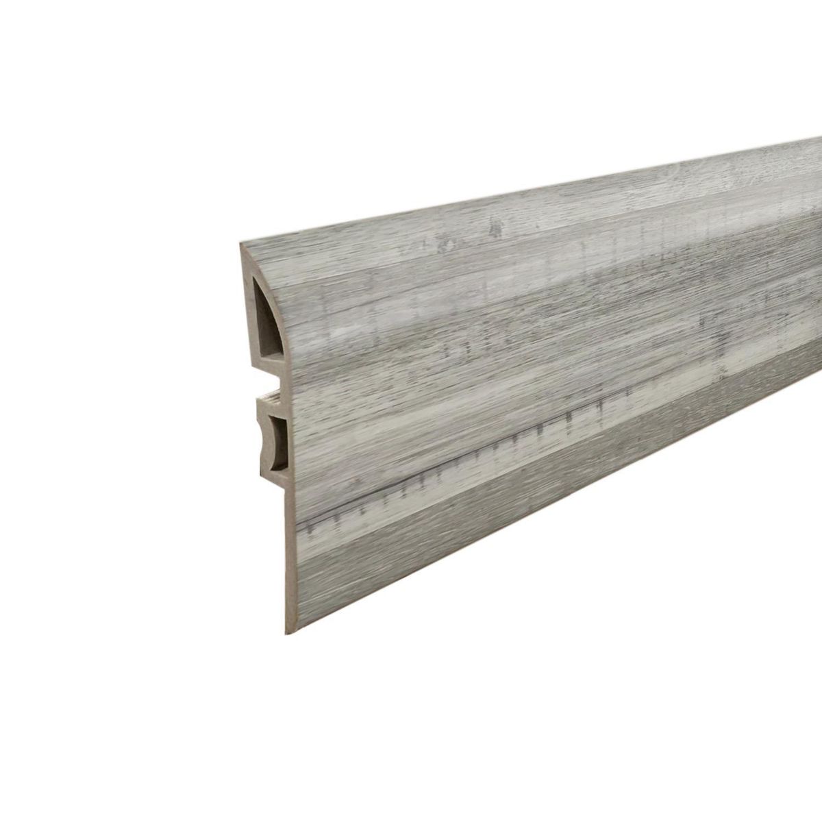 HOGA - Cubrejunta Reductor PVC 2mt x 45mm Gris Absoluto