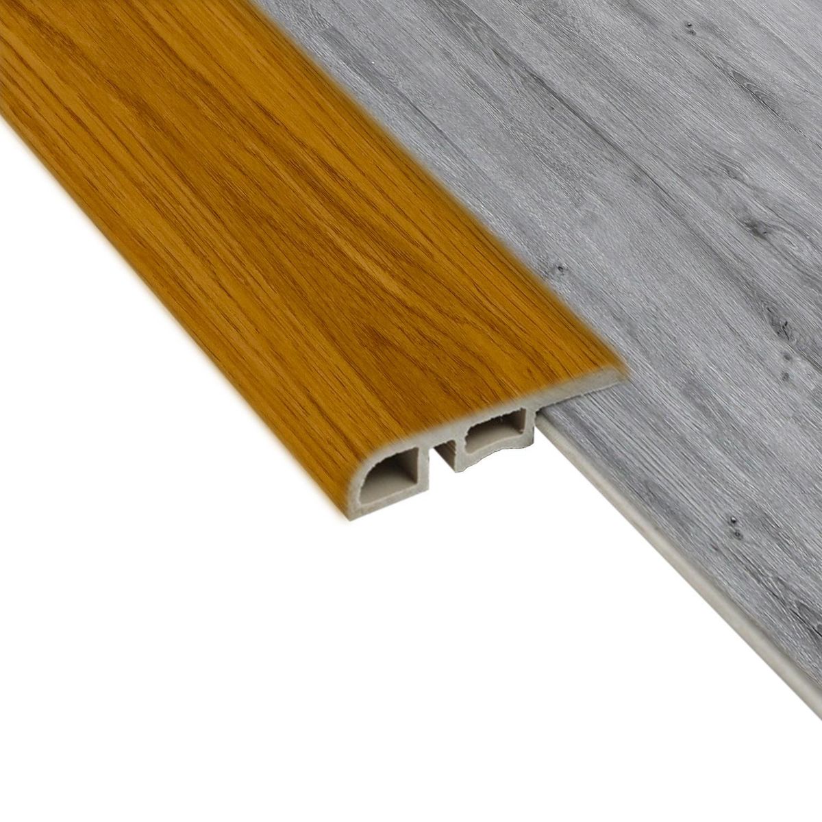 HOGA - Cubrejunta Reductor PVC 2mt x 45mm Haya