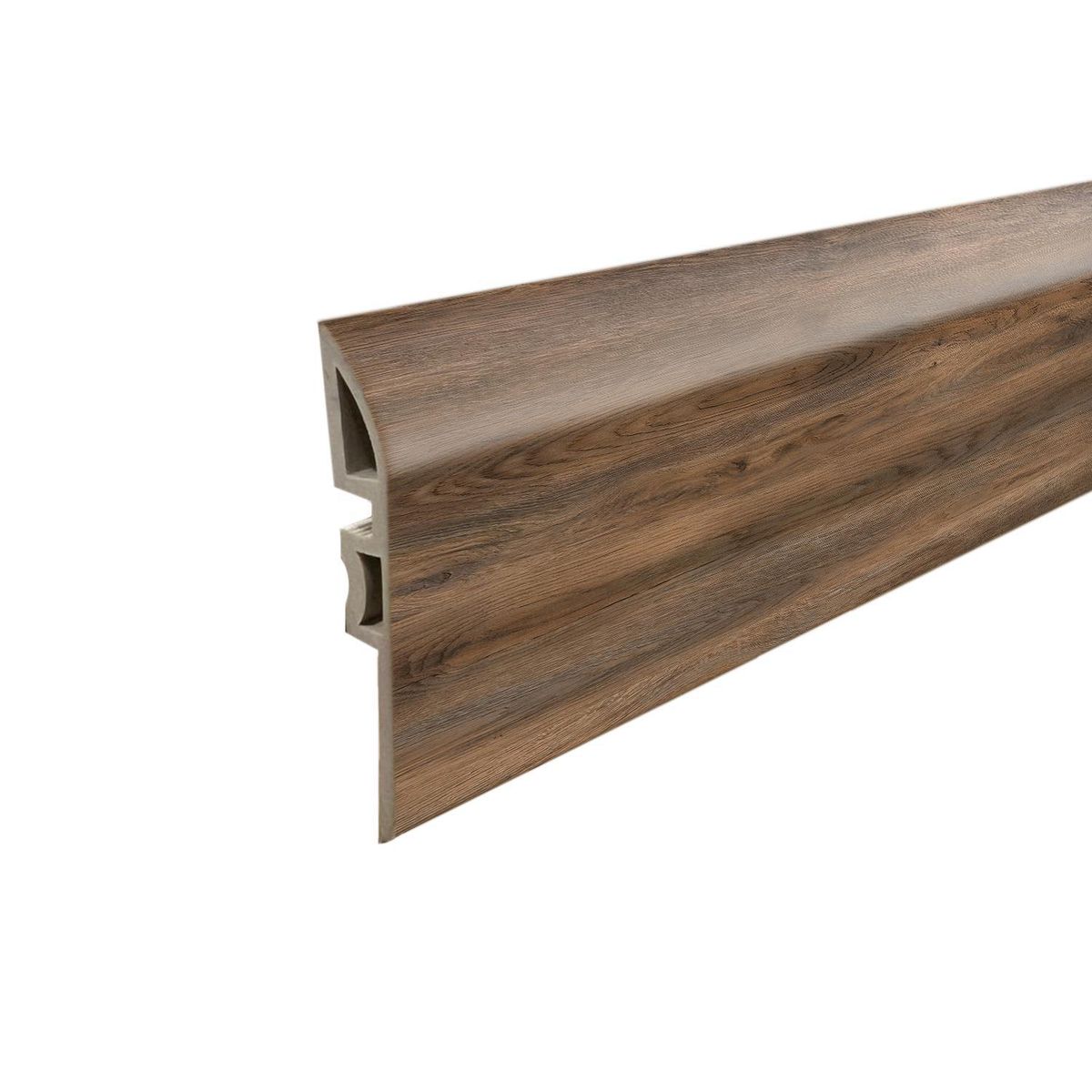 HOGA - Cubrejunta Reductor PVC 2mt x 45mm Tabaco