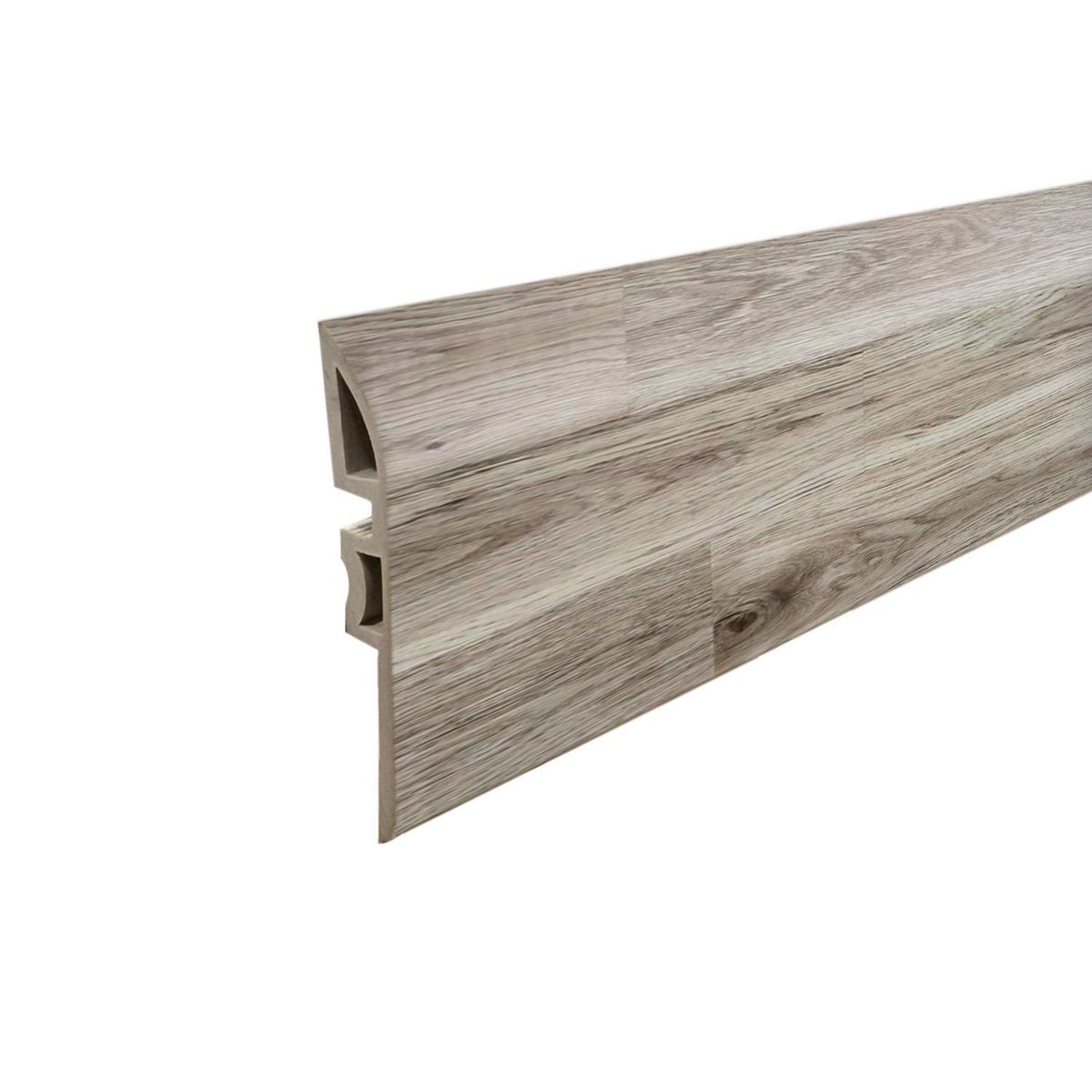 HOGA - Cubrejunta Reductor PVC 2mt x 45mm Rústico Haya