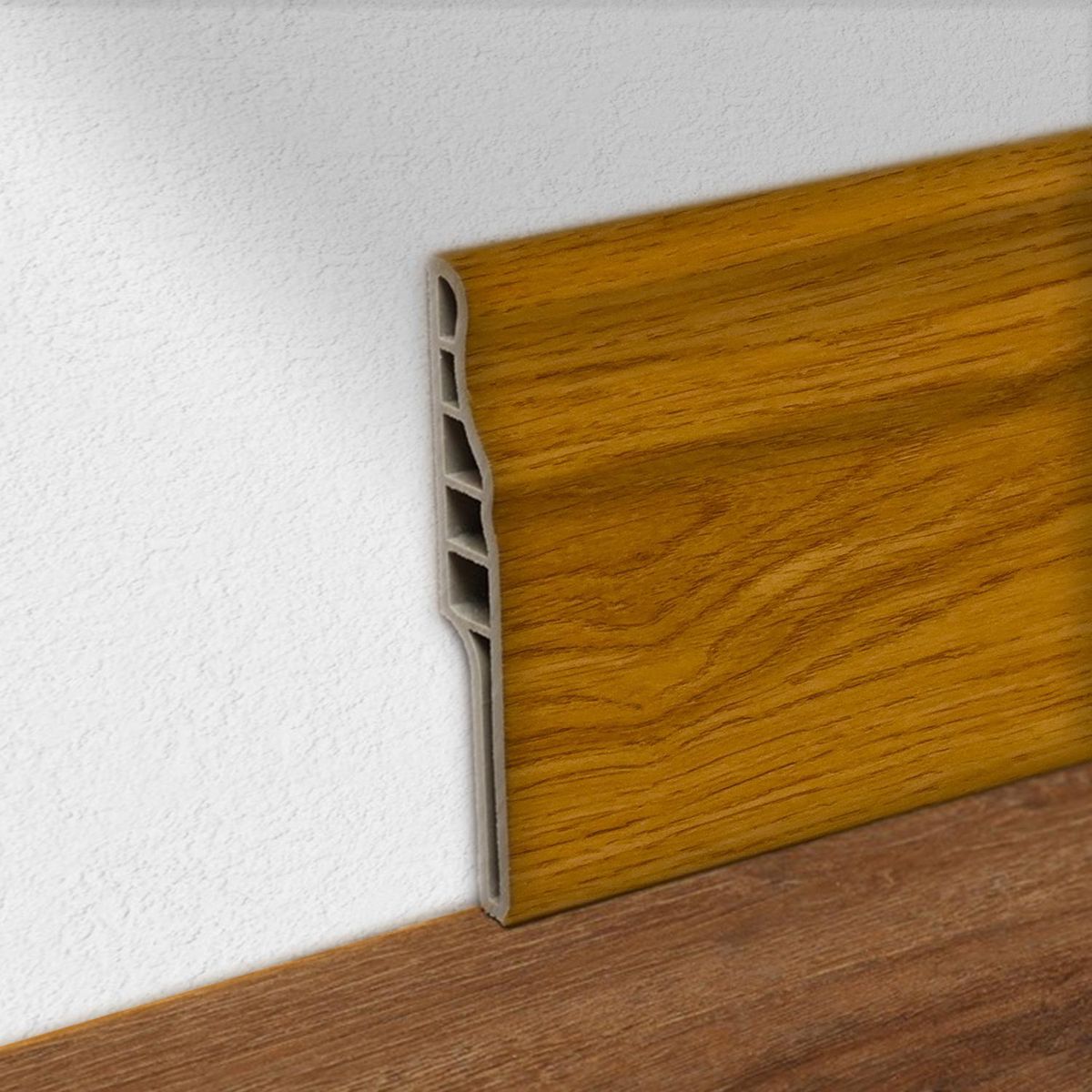 HOGA - Guardapolvo PVC 2mt x 90mm Haya