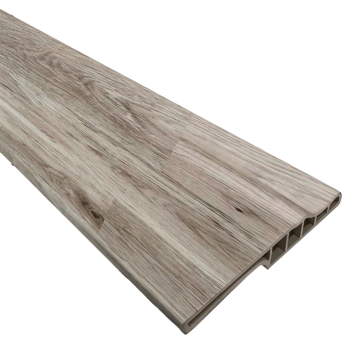 HOGA - Guardapolvo PVC 2mt x 90mm Rústico Haya