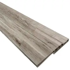 HOGA - Guardapolvo PVC 2mt x 90mm Rústico Haya