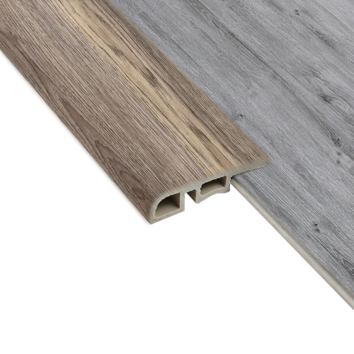 HOGA - Cubrejunta Reductor PVC 2mt x 45mm Gris Grafito