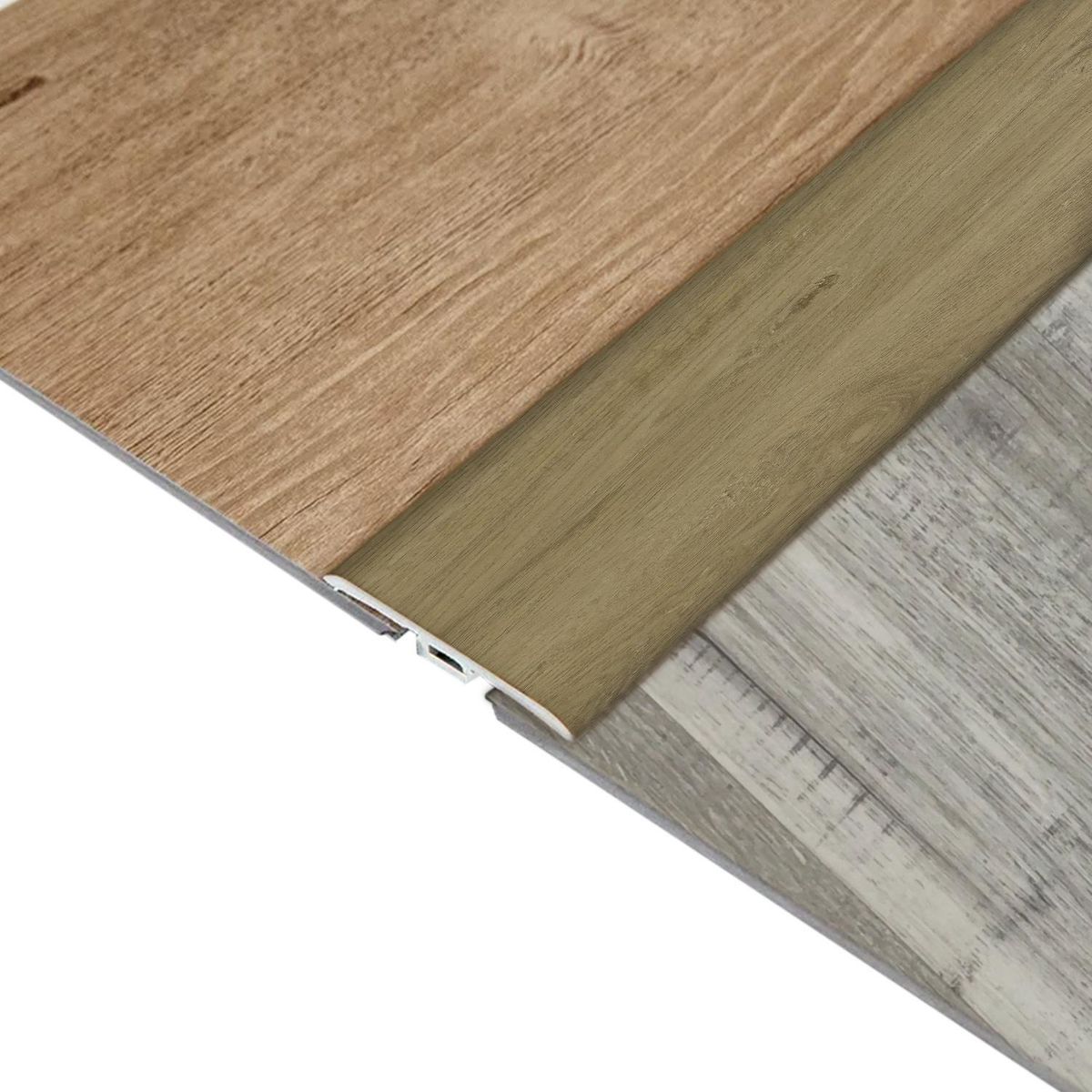 HOGA - Moldura T PVC 2mt x 45mm Abedul