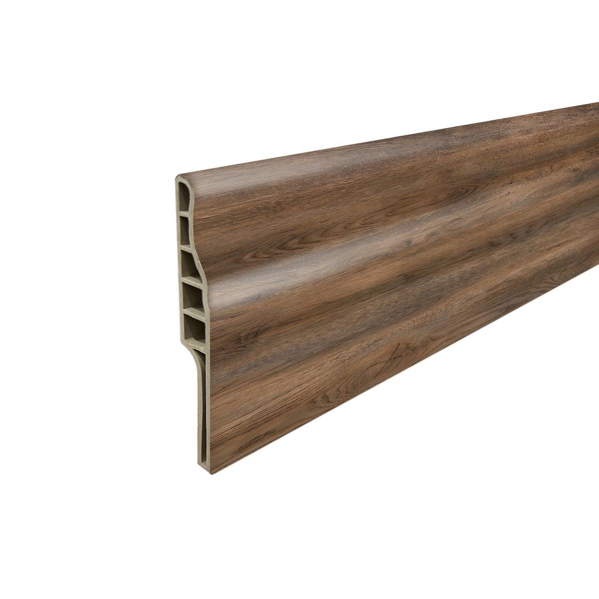 HOGA - Guardapolvo PVC 2mt x 90mm Tabaco