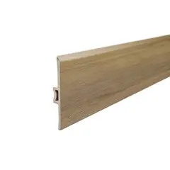 HOGA - Moldura T PVC 2mt x 45mm Castaño