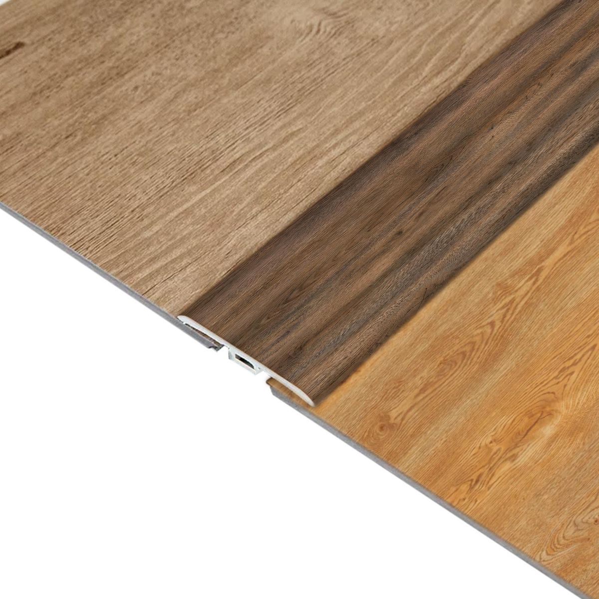 HOGA - Moldura T PVC 2mt x 45mm Tabaco