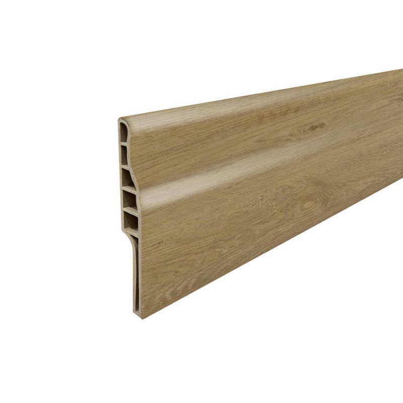 HOGA - Guardapolvo PVC 2mt x 90mm Abedul