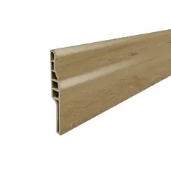 HOGA - Guardapolvo PVC 2mt x 90mm Abedul