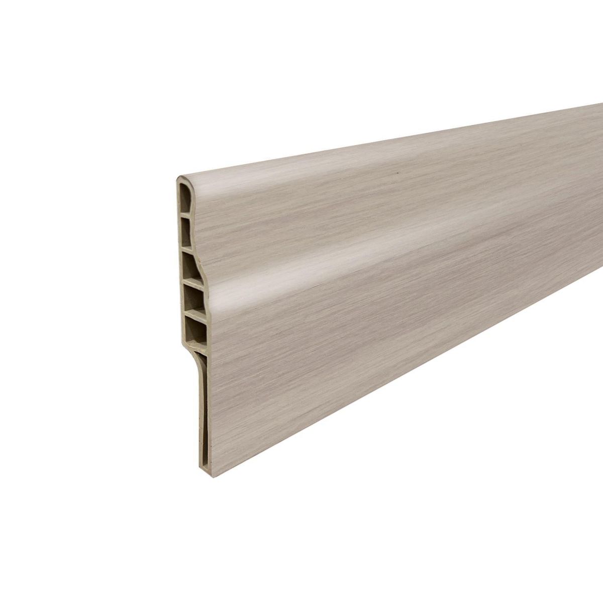 HOGA - Guardapolvo PVC 2mt x 90mm Blanco