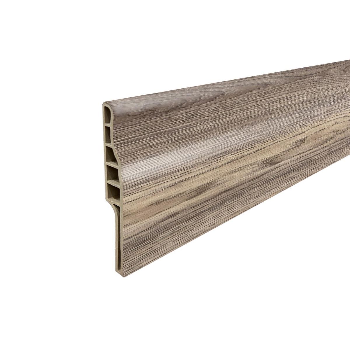 HOGA - Guardapolvo PVC 2mt x 90mm Gris Grafito