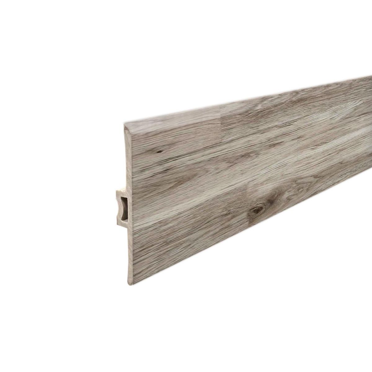 HOGA - Moldura T PVC 2mt x 45mm Rústico Haya