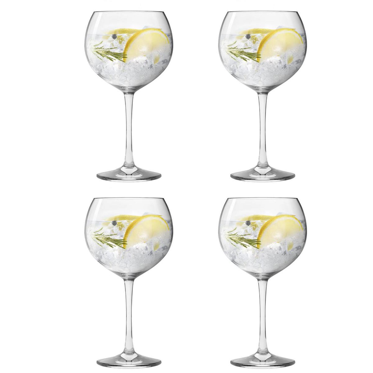 HAUSMANN - Set 4 Copas Ague Vidrio 620 ml Hausman