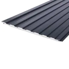 GENERICO - Revestimiento Metálico 42x295 cm 42 cm Negro