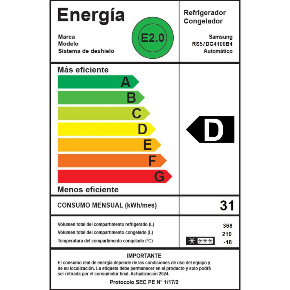 Refrigerador Side by Side No Frost 578 Litros Negro RS57DG4100B4ZS, foto 10