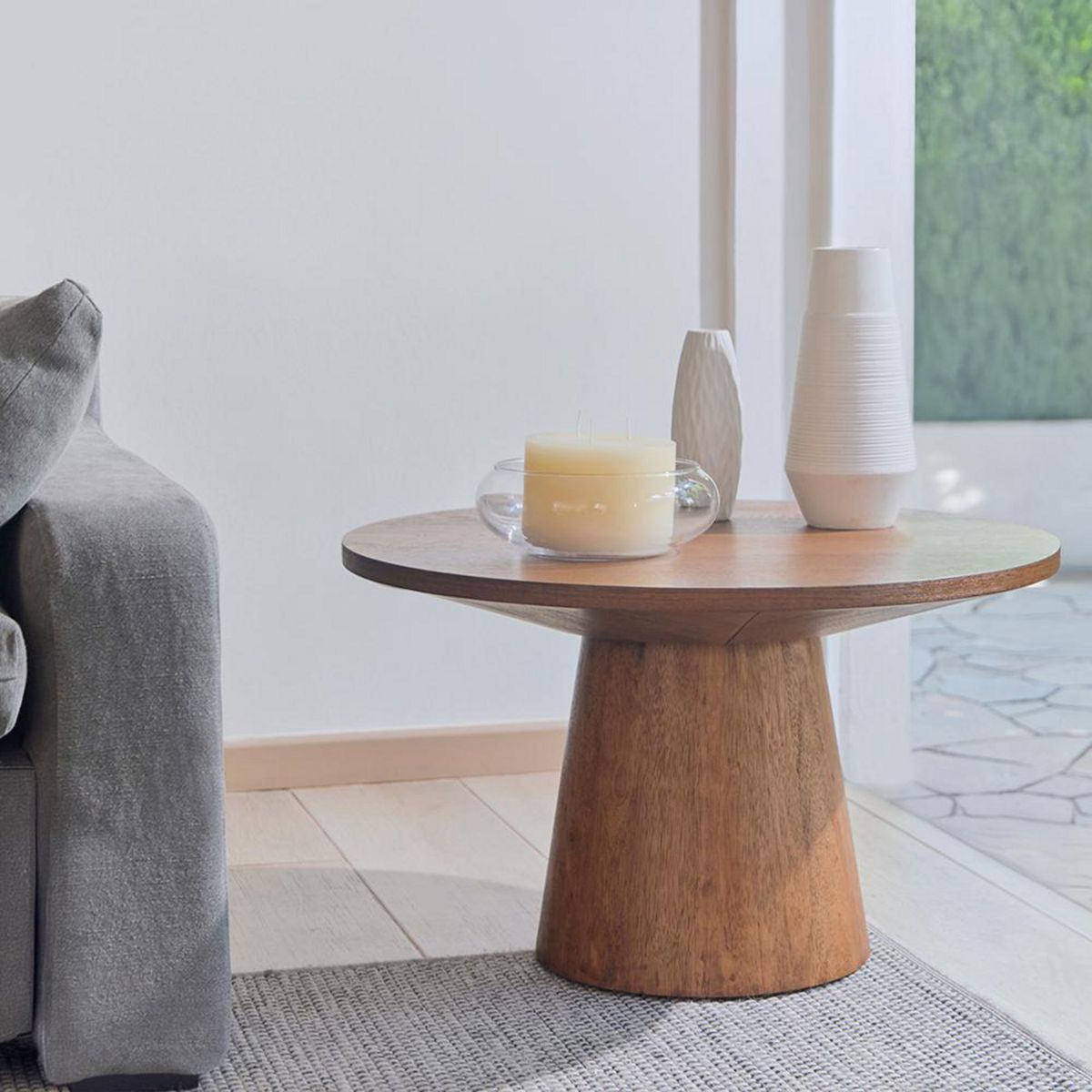 CIC - Mesa Redonda Blackburn Roble 73x43x73 cm