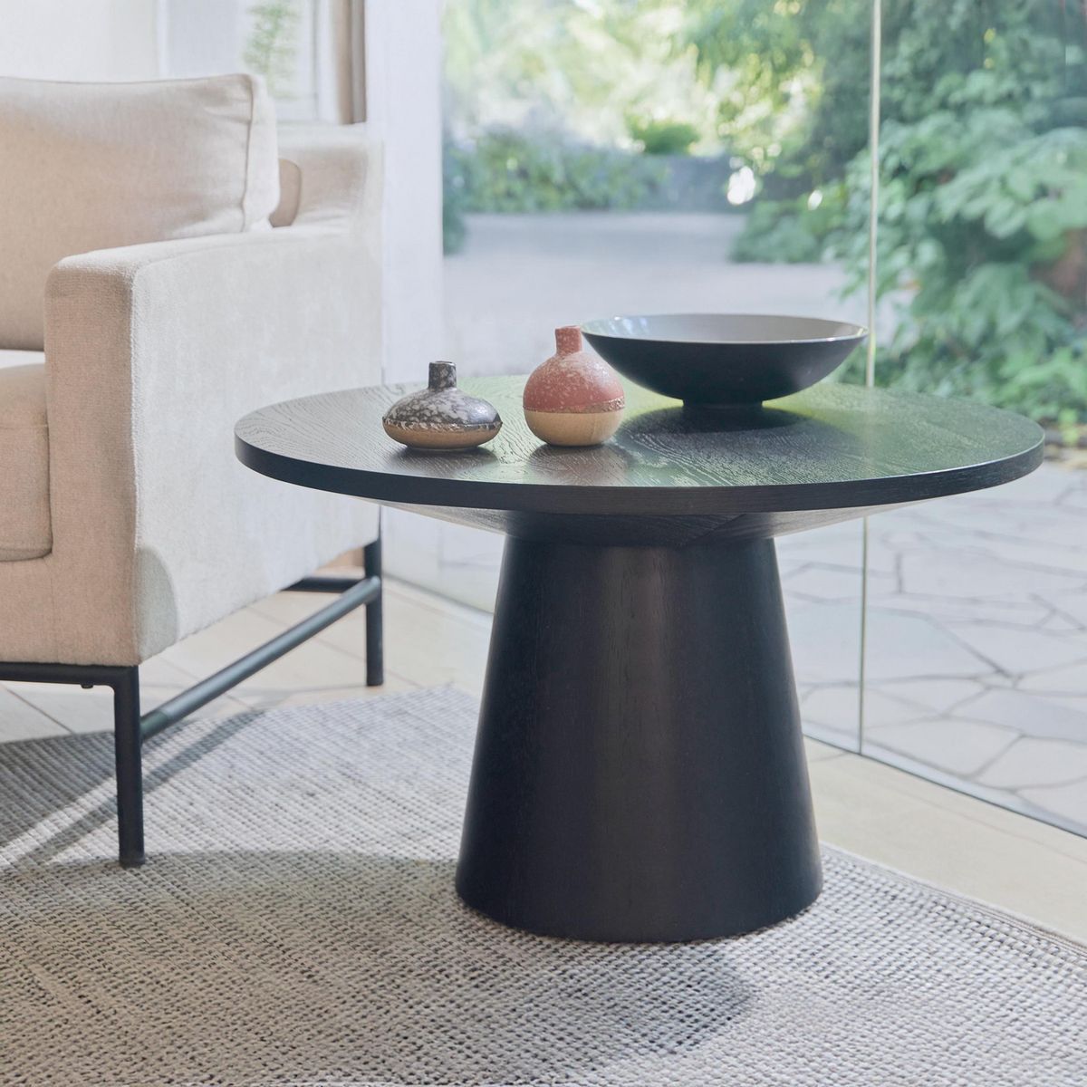 CIC - Mesa Redonda Blackburn Negro 73x43x73 cm