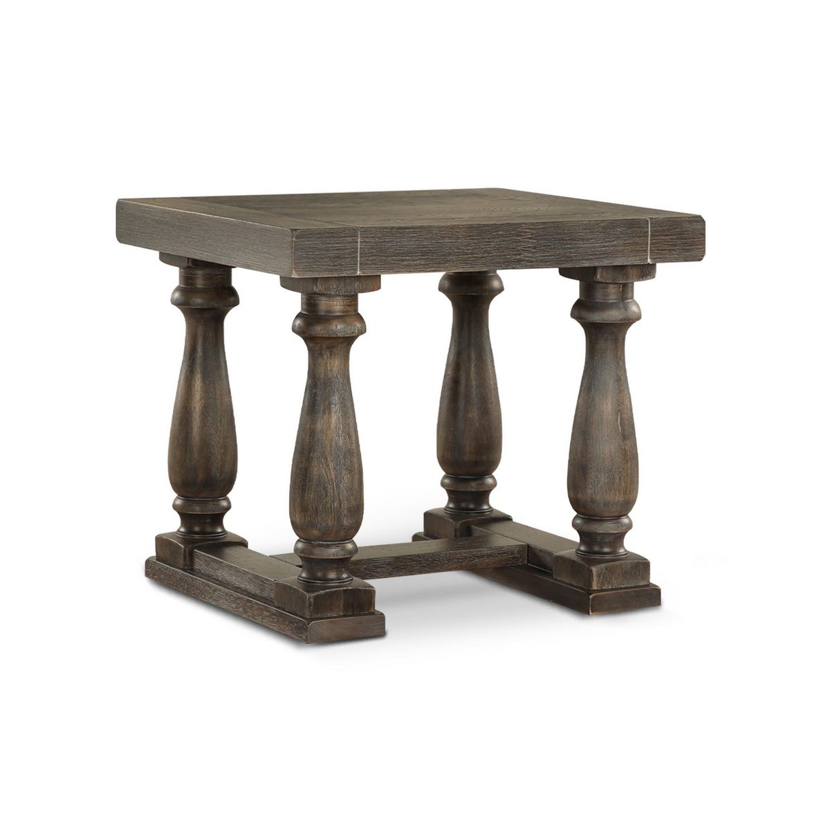 CIC - Mesa Lateral Brigthon Gris Envejecido 45x127x71 cm