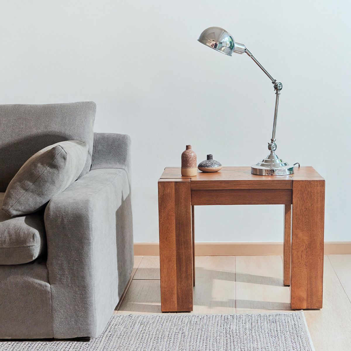 CIC - Mesa Lateral Gales Café 38x63x53 cm