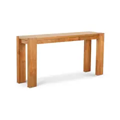 CIC - Mesa arrimo Gales Café 38x152x76 cm