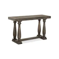 CIC - Mesa arrimo Brigthon Gris Envejecido 46x127x75 cm